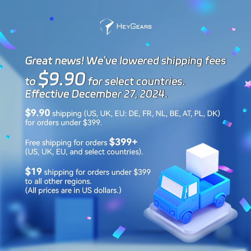 HeyGears3D's tweet photo. Enjoy updated reduced shipping costs along with our #NewYearSale.
Our shipping policy was updated in Dec. 2024. Full details here: https://t.co/lG7LOLseli
2nd flash sale is at 18:00 (PST), Jan. 19. Don't miss out!
https://t.co/2c41nxhAjk
#HeyGears #3Dprinting #ShapeYourIdeas https://t.co/B4Fd3k8vwD