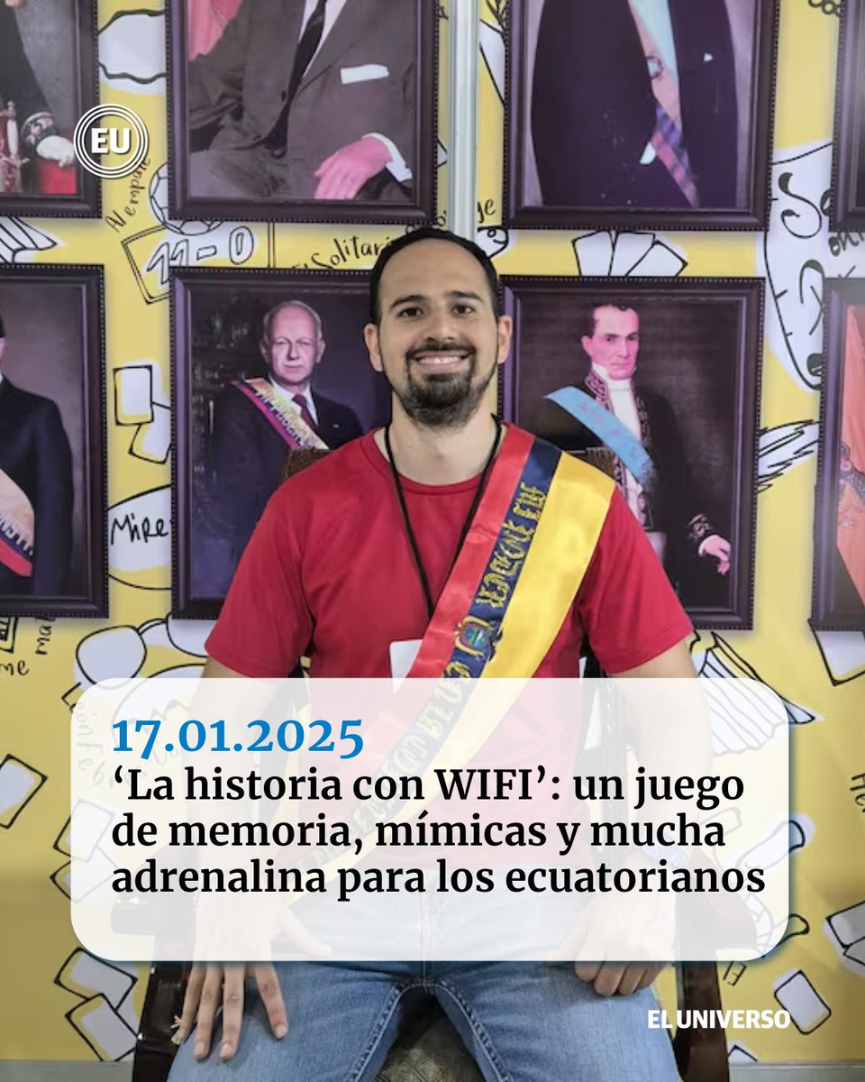 ‘La historia con WIFI’: un juego de memoria, mímicas y mucha adrenalina para los #ecuatorianos de todas la edades ow.ly/Bsmg50UISoJ