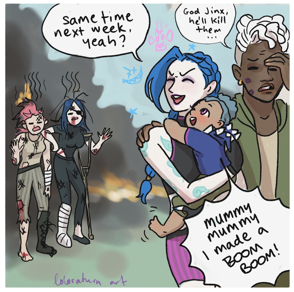 Thank you for the mental image of a shimmer baby, good internet stranger. A toddler with shimmer power would be DIABOLICAL. #TimeBomb #CaitVi