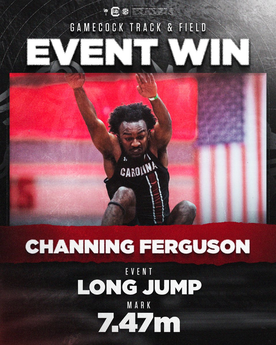 Another win for the Gamecocks, this time from Channing Ferguson 🤙