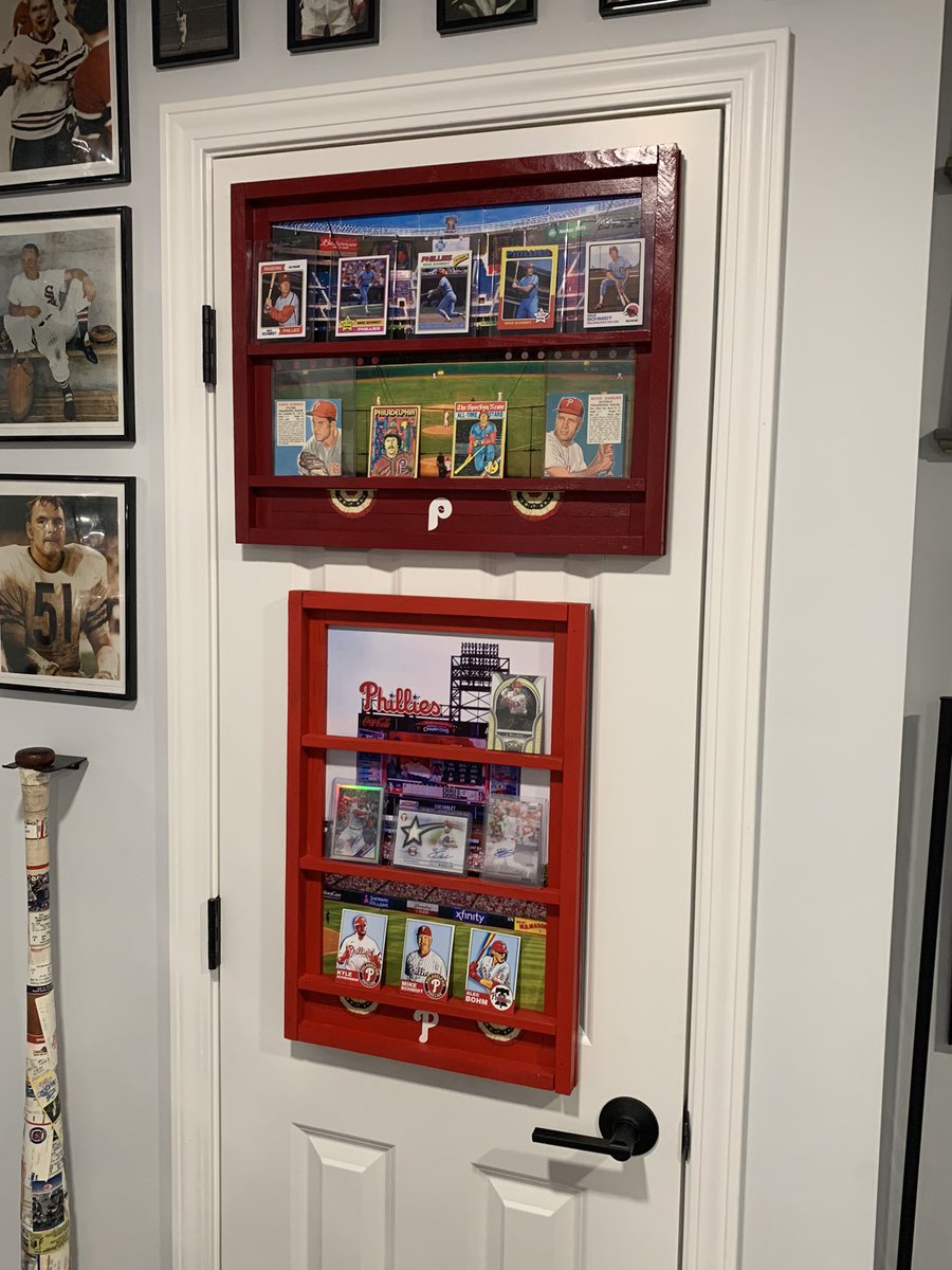 New addition to the Card Cave… much thanks to <a href="/CardsCigarbox/">Cigar Box Cards</a> for the gorgeous displays and additional cheers to <a href="/roselleavenue/">Roselle Avenue</a> for the creative card art. I’m incredibly pleased!!