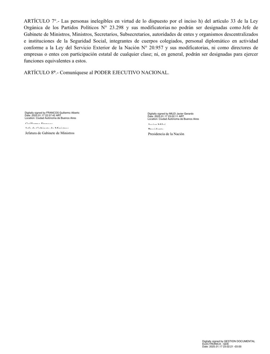 Manuel Adorni tweet media