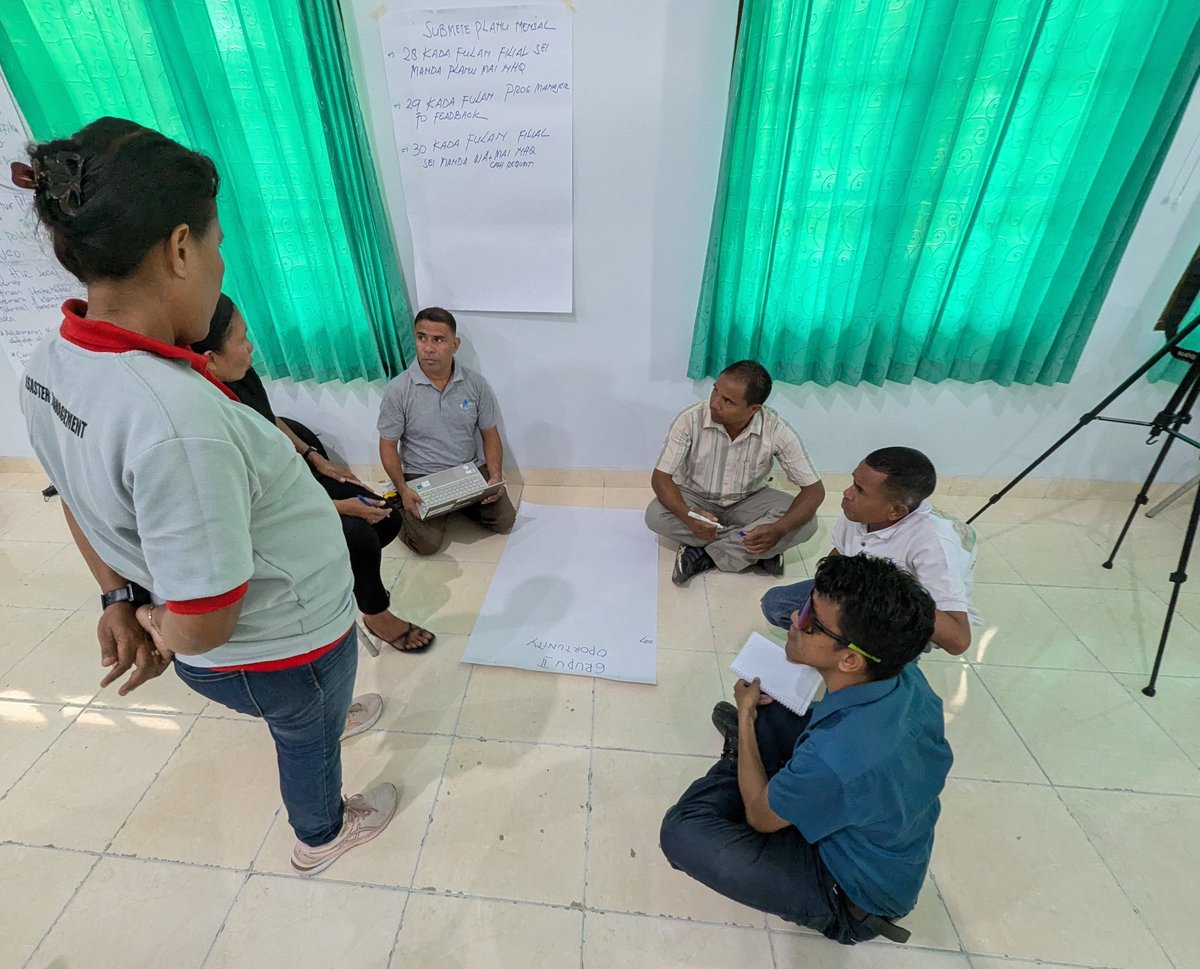 AnsariSazzad1's tweet photo. Congratulations 🎉 @cvtl_tl for organizing such a bottom-up, &amp; open Annual Reflection &amp; Planning workshop, which would help the program teams to systematically stay on track of implementation and spending in 2025 

We expect another productive year 2025!
@cvtl_tl @ifrc @RedCross https://t.co/ePoncrDc83