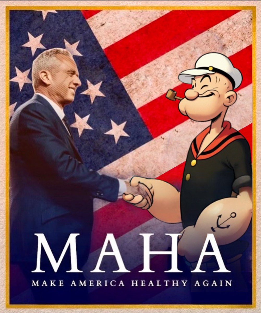 Popeye the Sailor Man (@spinachcoinbase) on Twitter photo Little known fact: me and <a href="/RobertKennedyJr/">Robert F. Kennedy Jr</a> share the same birthday—January 17! Happy birthday, RFK—lookin’ forward to makin’ America healthy again! Little known fact: me and <a href="/RobertKennedyJr/">Robert F. Kennedy Jr</a> share the same birthday—January 17! Happy birthday, RFK—lookin’ forward to makin’ America healthy again!