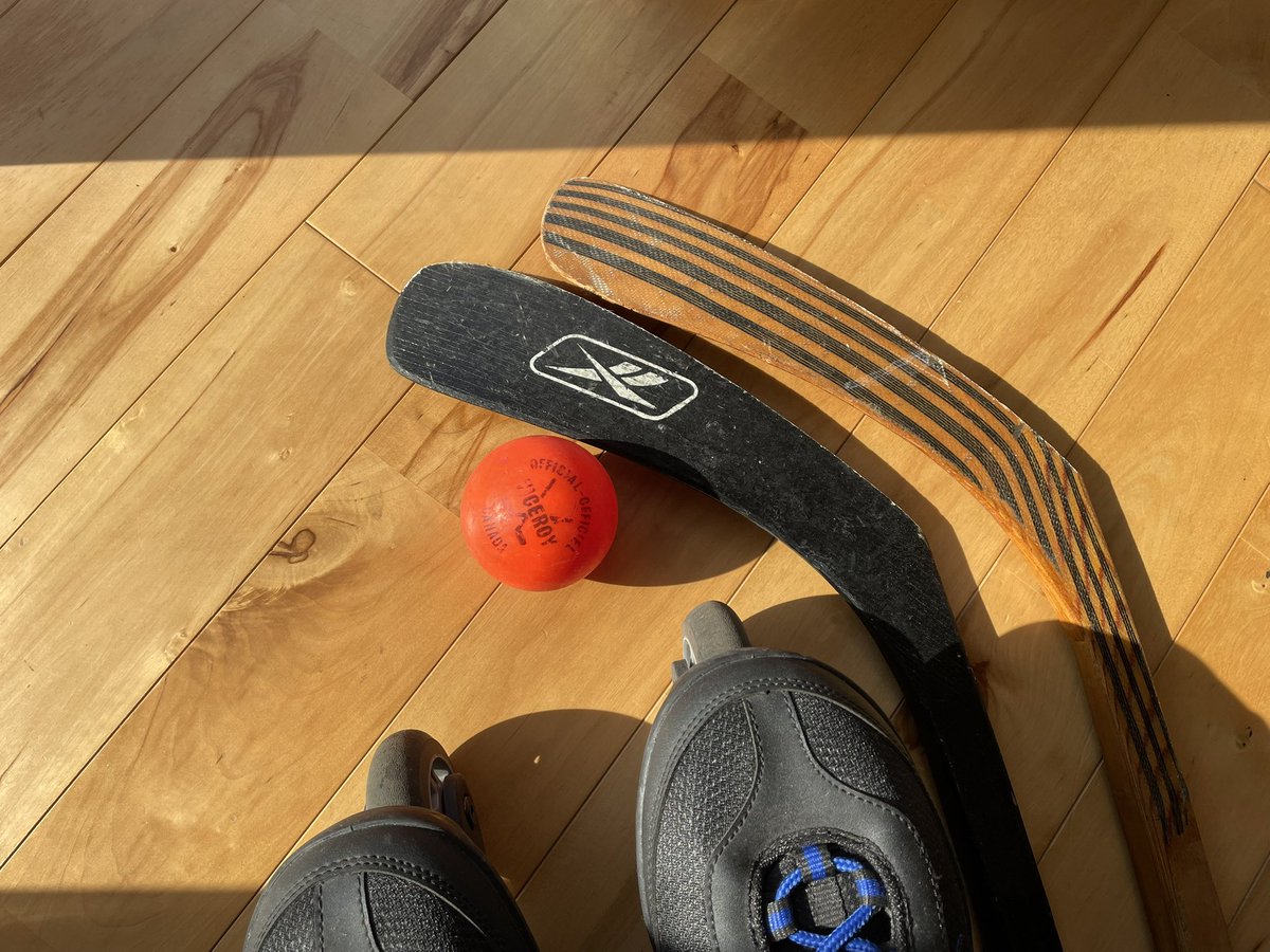 今シーズンは滑れないなんて…😭

こうなったら、妻がいない隙に家の中でインラインホッケーするしかないっ！！！

バレたらどえらい事になるな…
そんな緊張感がたまらない😎