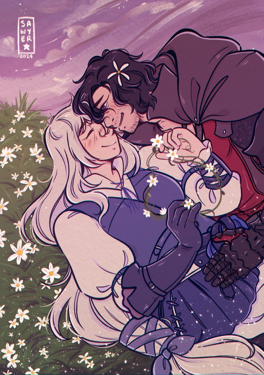 My piece for the <a href="/clijifanzine/">🔥Moongazers ❄️ - A Warfield Fanzine</a>
Was a pleasure thx so much for having me 🔥❄️