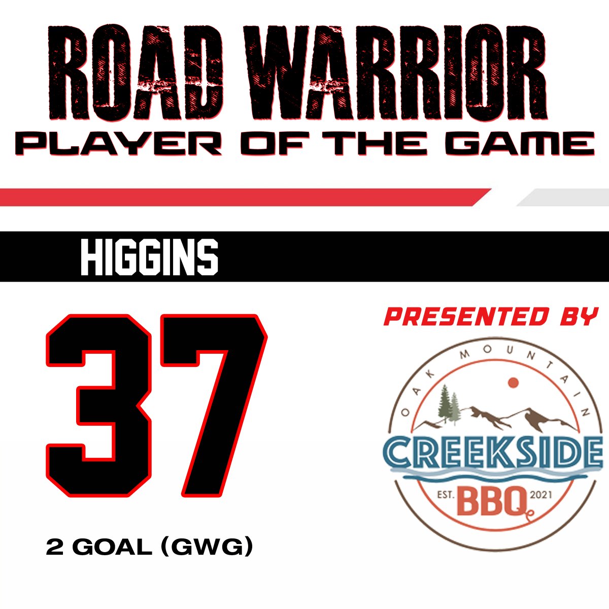 Tonight's <a href="/OMcreeksidebbq/">Oak Mountain Creekside BBQ</a> Road Warrior is Ben Higgins!