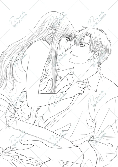 今日は休みになったので首の調子が良くなったらこれ描きます。レイ主。 