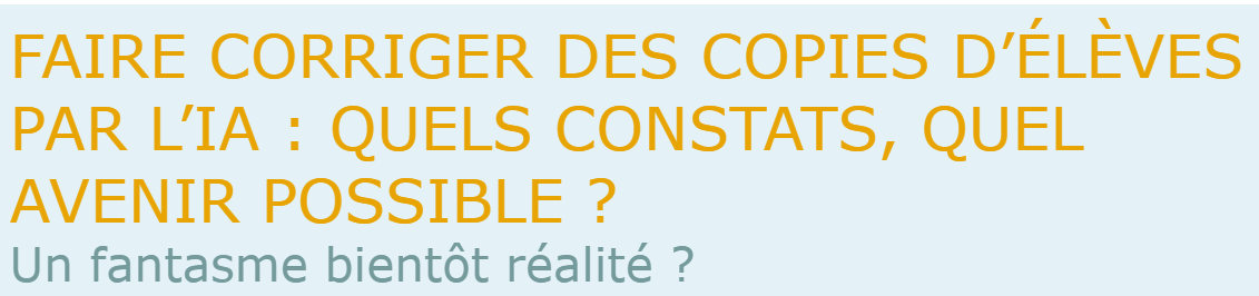 J’ai testé examino.fr qui promet d’assister les enseignants dans les corrections de copies. Retrouver mes tests en maths et les réponses des développeurs de la plateforme dans cet article sur <a href="/MathemaTICEel/">MathémaTICE</a>  ➡️revue.sesamath.net/spip.php?artic…