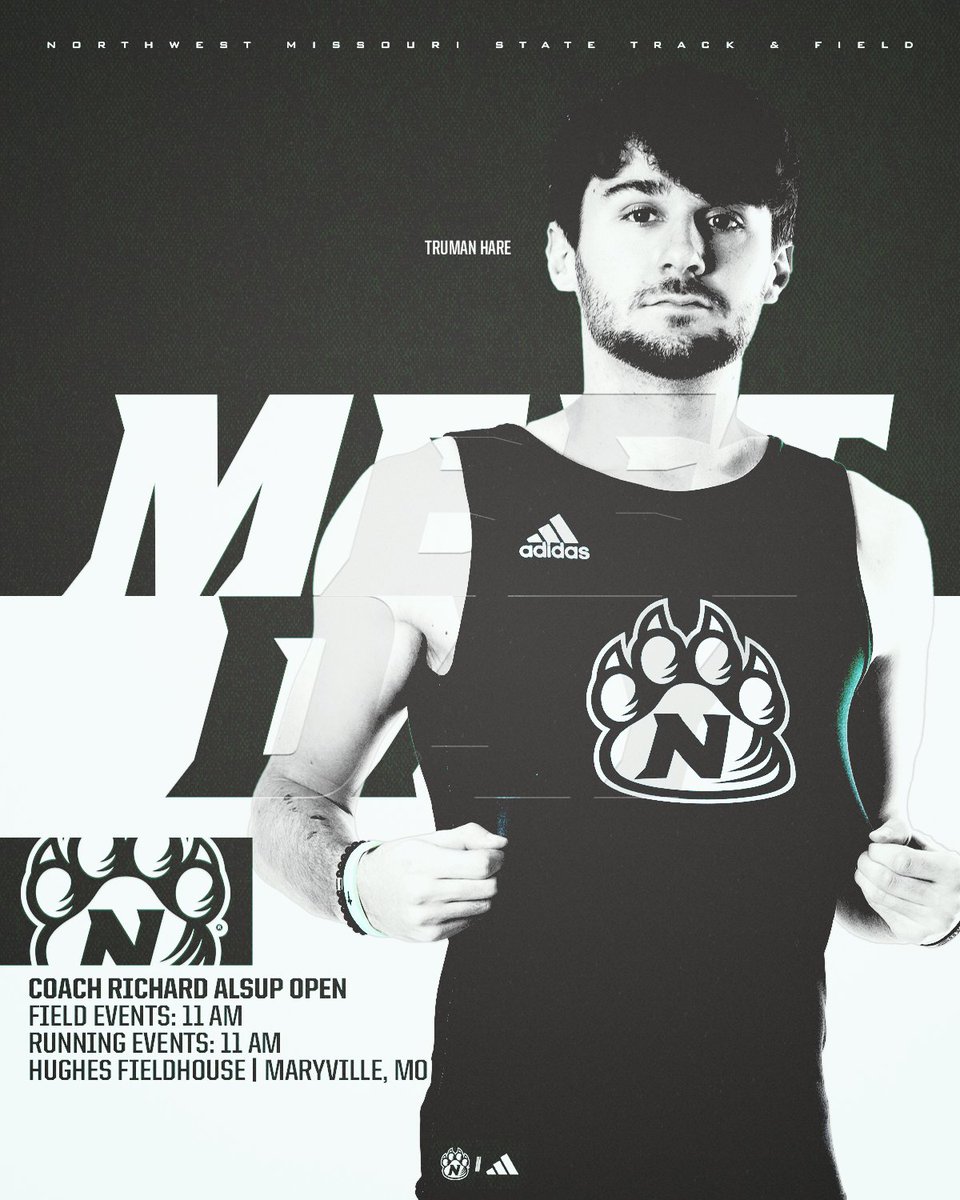 Get to Hughes. It's 𝙈𝙚𝙚𝙩𝘿𝙖𝙮!

👟: Coach Richard Alsup Open
🏟️: Hughes Fieldhouse
📍: Maryville, MO
⏰: 11 AM
📺: bit.ly/3LN76FT
📊: bit.ly/40CU5q3

#OABAAB ||| #CompeteWithPurpose