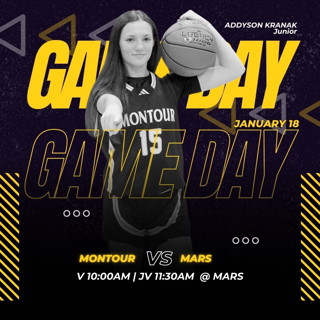 We are heading north to play <a href="/marsbasketball_/">Mars Girls Basketball</a> for a 10 am Varsity start time.  JV at 11:30… it’s a doubleheader make up game with <a href="/MontourHoops/">Montour Basketball</a> 
Link to watch: 

youtube.com/live/fKvn9SAW1…

<a href="/whgazette/">West Hills Gazette</a> <a href="/Coach_Jordan3/">Coach Jordan Giles</a> <a href="/hilltopspartan/">Montour High School</a>