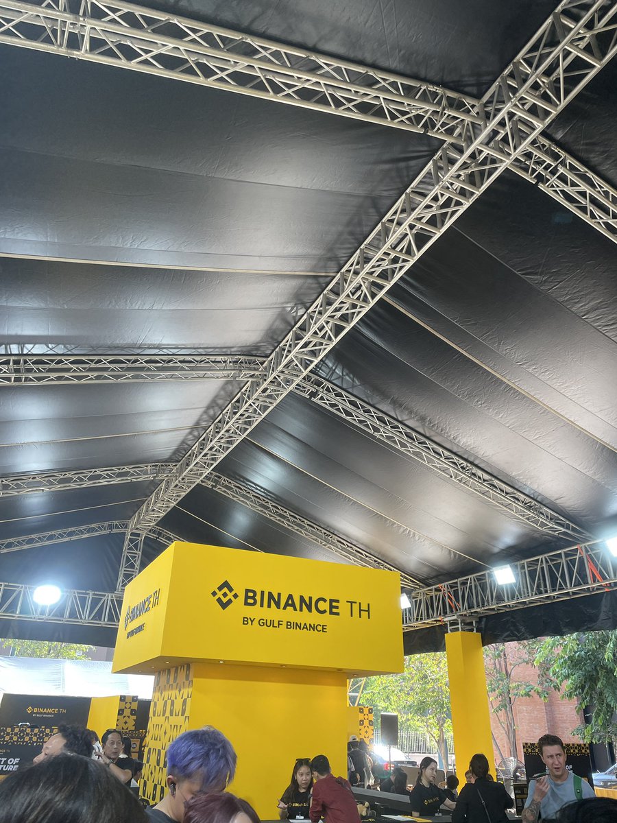 Bitsatang's tweet photo. #BinanceTHSoF #BinanceTH https://t.co/bMDymf9bNL