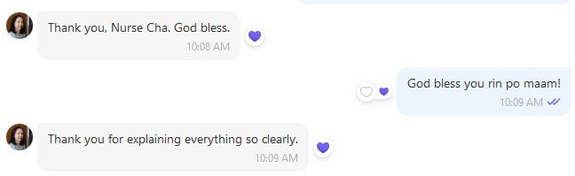 chaaquio's tweet photo. May nagtanong sa akin bakit hindi na lang ako magcorporate ulit, eh ang baba ng sweldo ng nurse sa hospital... This is one of the reasons. 😅💕 https://t.co/nJ4KumLcef