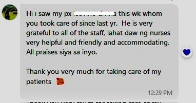 chaaquio's tweet photo. May nagtanong sa akin bakit hindi na lang ako magcorporate ulit, eh ang baba ng sweldo ng nurse sa hospital... This is one of the reasons. 😅💕 https://t.co/nJ4KumLcef