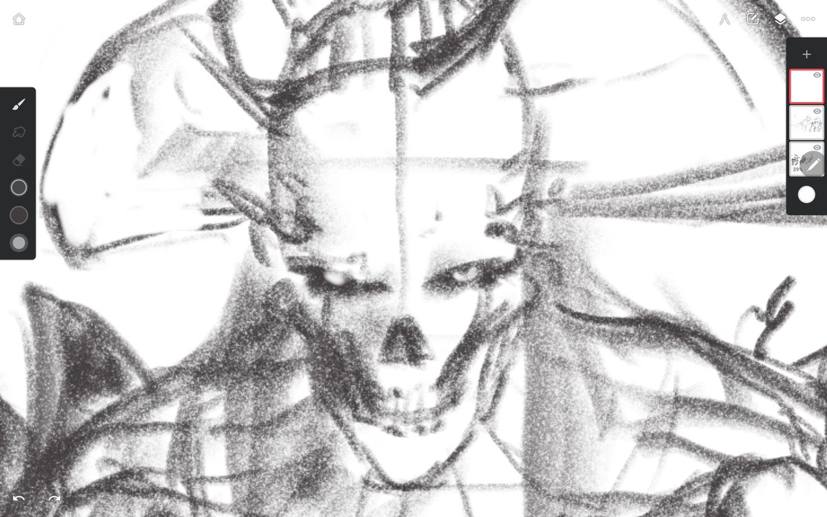 4_cinnamon_'s tweet photo. I'll completely change the pose and style but really liked this version of him
(゜▽゜*)
#characterdesign #oc #sketching #skull #warrior #conceptart #skullnight #undead https://t.co/XQPJum9yHd