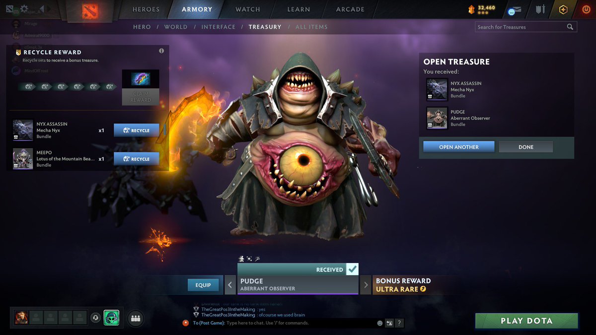 fslpssa's tweet photo. Tough luck i guess, 15th treasure, any pudge lover?

#dota2 #dota #wts https://t.co/ScC9uAZ7V3