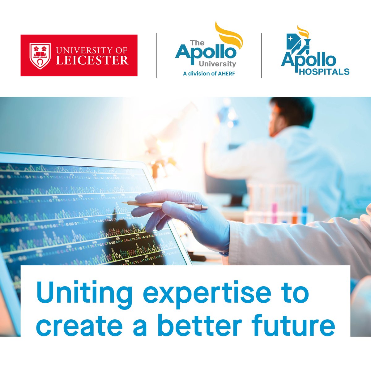 University of Leicester (@uniofleicester) on Twitter photo University of Leicester colleagues are visiting <a href="/HospitalsApollo/">HospitalsApollo</a> in #India to continue existing and explore new opportunities for collaboration in education and research.
👉 le.ac.uk/enterprise/glo…
#GlobalPartnerships #HigherEd | <a href="/NCanagarajah/">Nishan Canagarajah</a> <a href="/hso1/">Henrietta O'Connor</a> <a href="/ApolloUniv/">The Apollo University</a> <a href="/UKinHyderabad/">Gareth Wynn Owen</a> University of Leicester colleagues are visiting <a href="/HospitalsApollo/">HospitalsApollo</a> in #India to continue existing and explore new opportunities for collaboration in education and research.
👉 le.ac.uk/enterprise/glo…
#GlobalPartnerships #HigherEd | <a href="/NCanagarajah/">Nishan Canagarajah</a> <a href="/hso1/">Henrietta O'Connor</a> <a href="/ApolloUniv/">The Apollo University</a> <a href="/UKinHyderabad/">Gareth Wynn Owen</a>