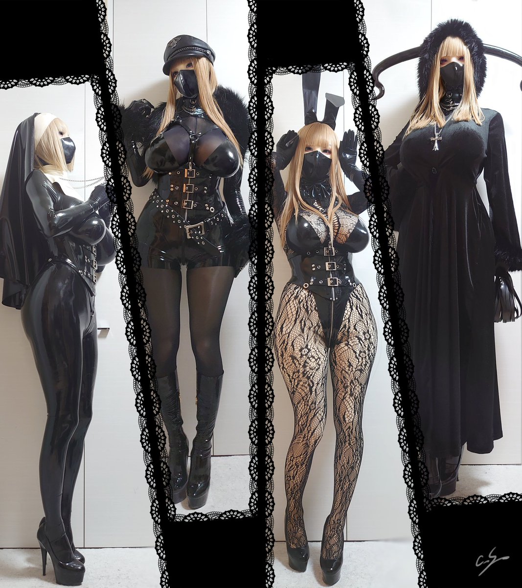 †┈┈꒰ঌ🖤໒꒱┈┈†
　1st Anniversary
†┈┈┈┈┈┈┈┈†
今日も私の投稿を見てくださってありがとうございます。
コスを初投稿してから今日で一年…あの時、勇気を出して投稿して良かったと思っています。
形にしたいアイデアは沢山ありますので、これからも見て楽しんで頂けたら嬉しいです…！