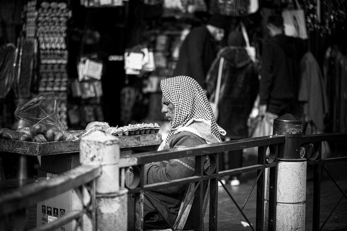 ndarwish's tweet photo. street photography series: incidence
/ ˈɪn sɪ dəns /

a degree, extent, or frequency of occurrence.
how often do you pass souls that’ve found brightness in a day?
and how often does this get noticed?

each face holds a moment - a fleeting spark of something we fail to name.
two young men sharing a laugh, a man lost in thought as the crowd moves around him, a figure perched high above, observing life as if detached, yet deeply part of it.

how often do we truly see? not just glance, but notice.
the laughter that breaks through the static, the weight of a single step amidst the rush, the quiet rebellion of someone finding joy where it seems scarce.

& when you see it, does it leave you unchanged?
or does it challenge you to see more, feel more, & become more?

___________________________
#photography by nabil darwish, copyright 2025 all rights reserved.
location: downtown #amman, #jordan
___________________________

#streetphotography, #storytelling, #visualstorytelling, #lensculture, #natgeocreative, #natgeotravel, #photooftheday, #people, #natgeo, #worldpressphoto, #magnumphotos, #portrait, #opensociety, #vii, #viiphoto, #documentaryphotography, #storytelling, #thephotosociety, #art, #portraitphotography, #yourshotphotographer, #noorimages, #visualart, #streetlife, #streetportrait, #arab, #blackandwhite, #travel