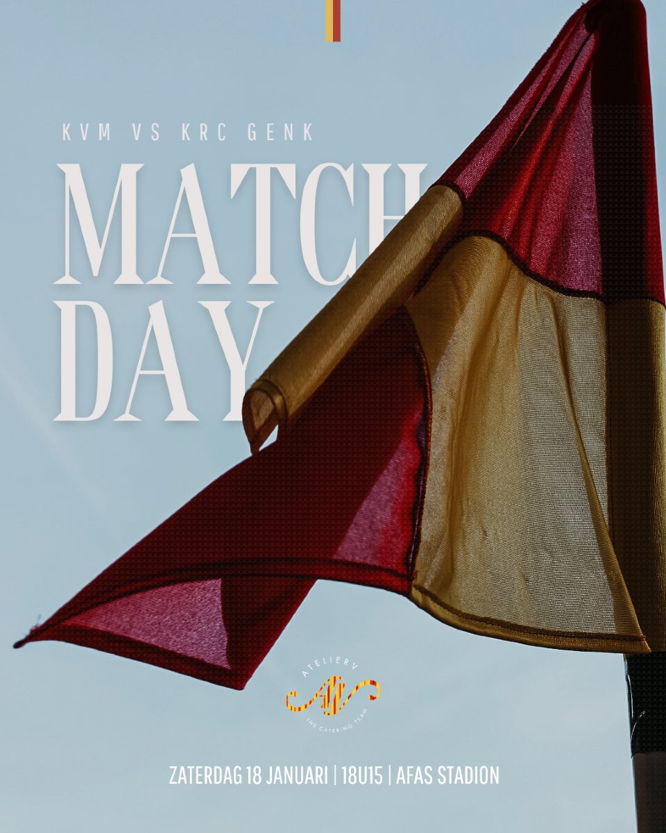 kvmechelen's tweet photo. 𝐌 𝐀 𝐓 𝐂 𝐇 𝐃 𝐀 𝐘  🟡🔴

Vanavond komt de leider in het klassement op bezoek Achter de Kazerne.

#mijnclubonzedroom #KVMGNK https://t.co/4SUQu1njDS