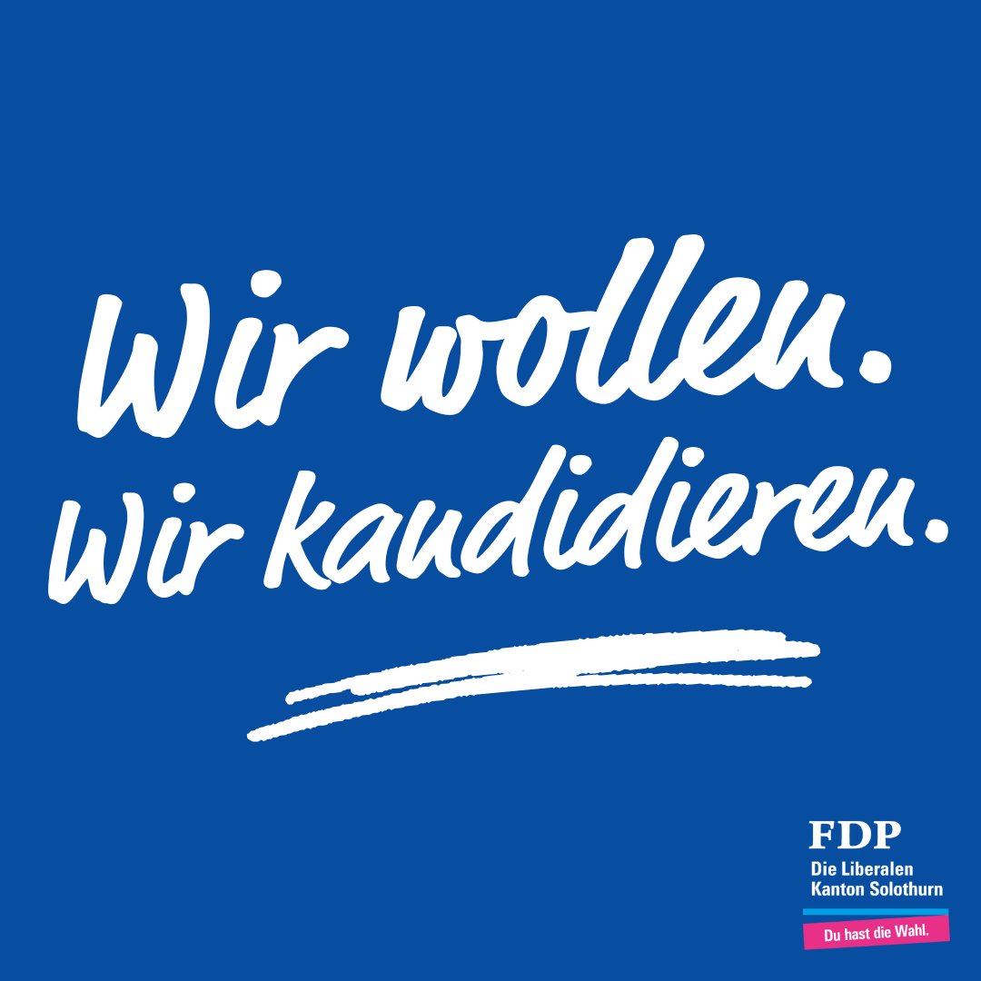 fdp_solothurn's tweet photo. 92 Kandidierende für mehr Freisinn im Kanton Solothurn 🚀

Wir freuen uns, mit so vielen motivierten Menschen in den Wahlkampf zu starten: https://t.co/RSzxLejTzw

Am 9. März hast du die Wahl 🗳️

#wahlenkantonsolothurn #fdpsolothurn #fdpwählen #duhastdiewahl https://t.co/On0b0FPBGS