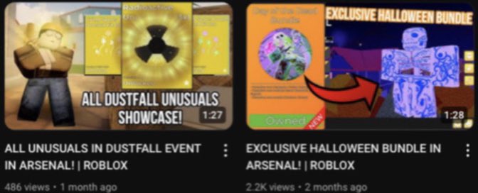 Recently the last 3 videos on Block Tales have done really well and brought my channel back up. They also did way way way better than my arsenal video and so I’m not going to upload as much arsenal content anymore or at all and will instead upload Block Tales content (1/2)