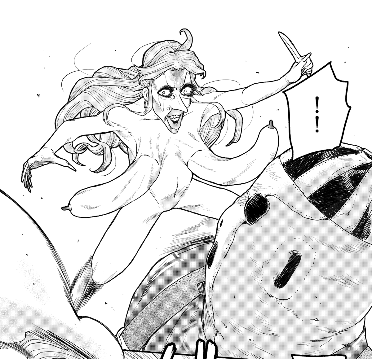 世襲ジェイソン7話更新されました。
描いてて楽しい回でした…
トラコとの戦闘回です。何卒…!
世襲ジェイソン - 殺野高菜/まつだこうた / 第7話 ソドムとゴモラ⑦ | コミックDAYS #コミックDAYSで読む↓
[ https://t.co/TzuPQfMfTa ] 