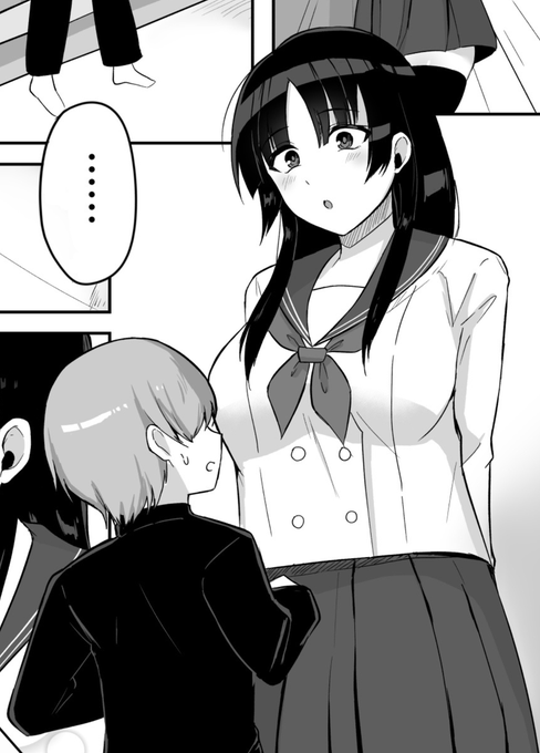 年下の女の子と再開したら身長差が…… 