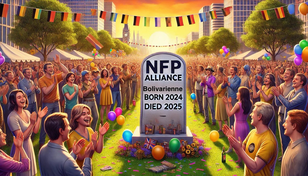 Balintin69's tweet image. 🔔 Avis de décès 🍀🍀
Nous annonçons avec regret la disparition prématurée de l’Alliance #NFP (2024-2025)

#NFP à suivie de sa sœur la #NUPES
Les obsèques auront lieu le 20 janvier
Une page se tourne, laissant place à de nouveaux horizons 
🥳🎉🎊🥂🎉