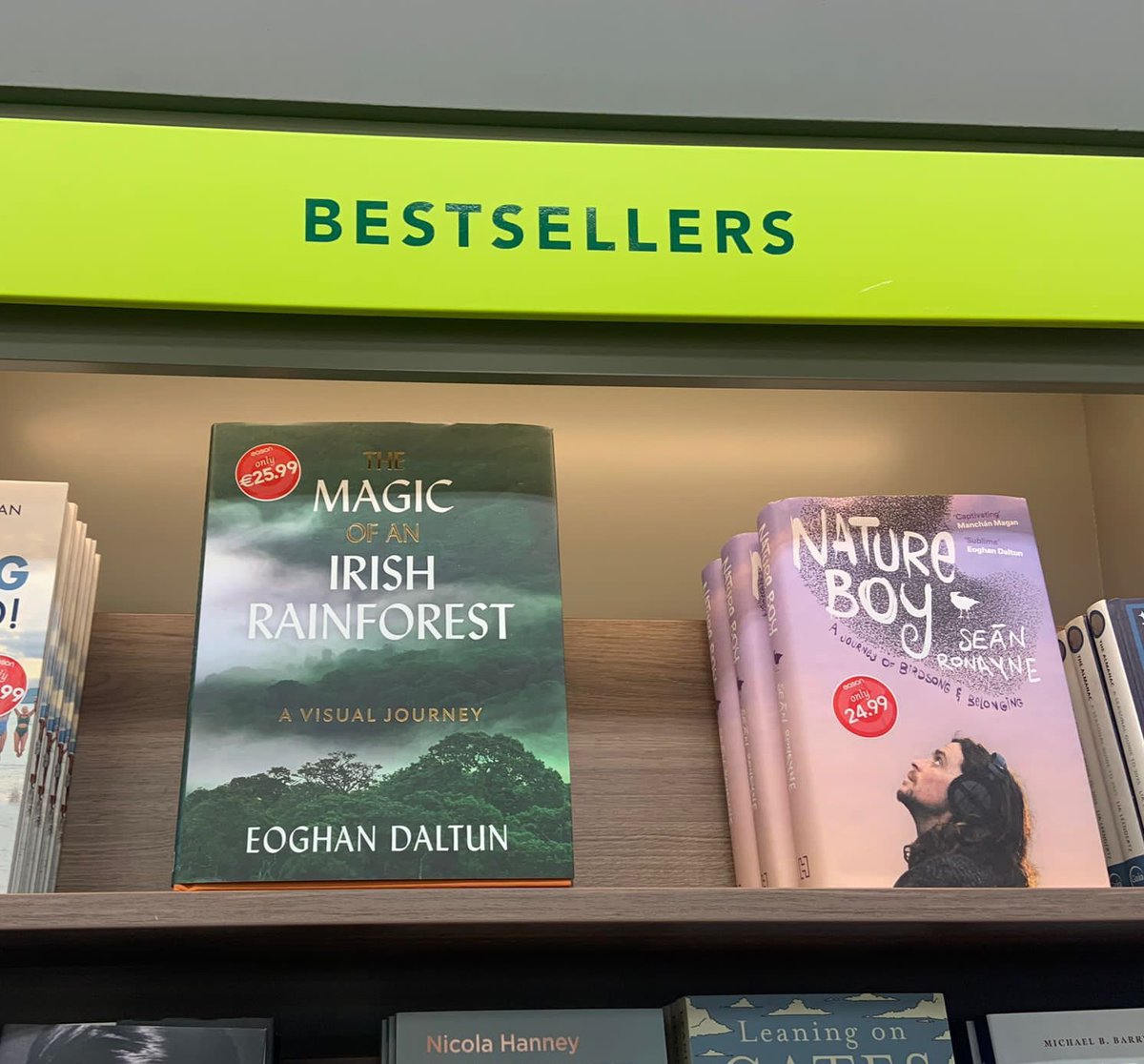 Eoghan Daltun ๐ (@irishrainforest) on Twitter photo 'The Magic of an Irish Rainforest' in good company alongside Seรกn Ronayne <a href="/SoundsIrish/">Irish Wildlife Sounds (Seรกn Ronayne)</a>'s 'Nature Boy' on the top shelf of <a href="/eason/">Easons</a> Dundrum's bestselling books.
<a href="/HachetteIre/">Hachette Ireland</a> 'The Magic of an Irish Rainforest' in good company alongside Seรกn Ronayne <a href="/SoundsIrish/">Irish Wildlife Sounds (Seรกn Ronayne)</a>'s 'Nature Boy' on the top shelf of <a href="/eason/">Easons</a> Dundrum's bestselling books.
<a href="/HachetteIre/">Hachette Ireland</a>