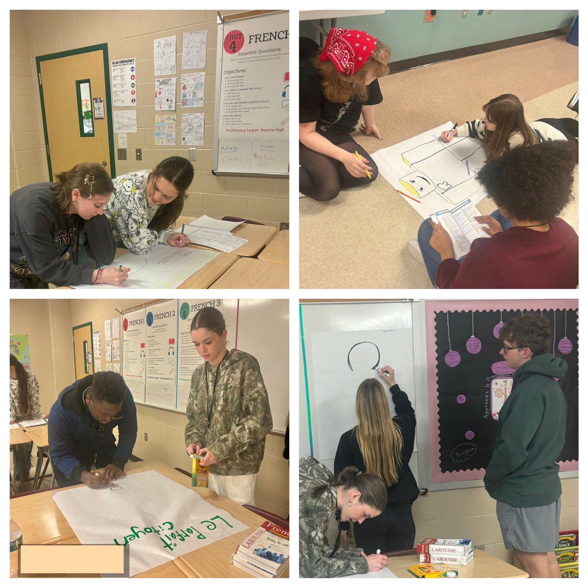 The French students explored responsible citizenship through respect, community, and environmental care. Their teamwork was next level. Bravo à tous pour votre travail exceptionnel! 🇫🇷🌍✨ #WeAreGrhs