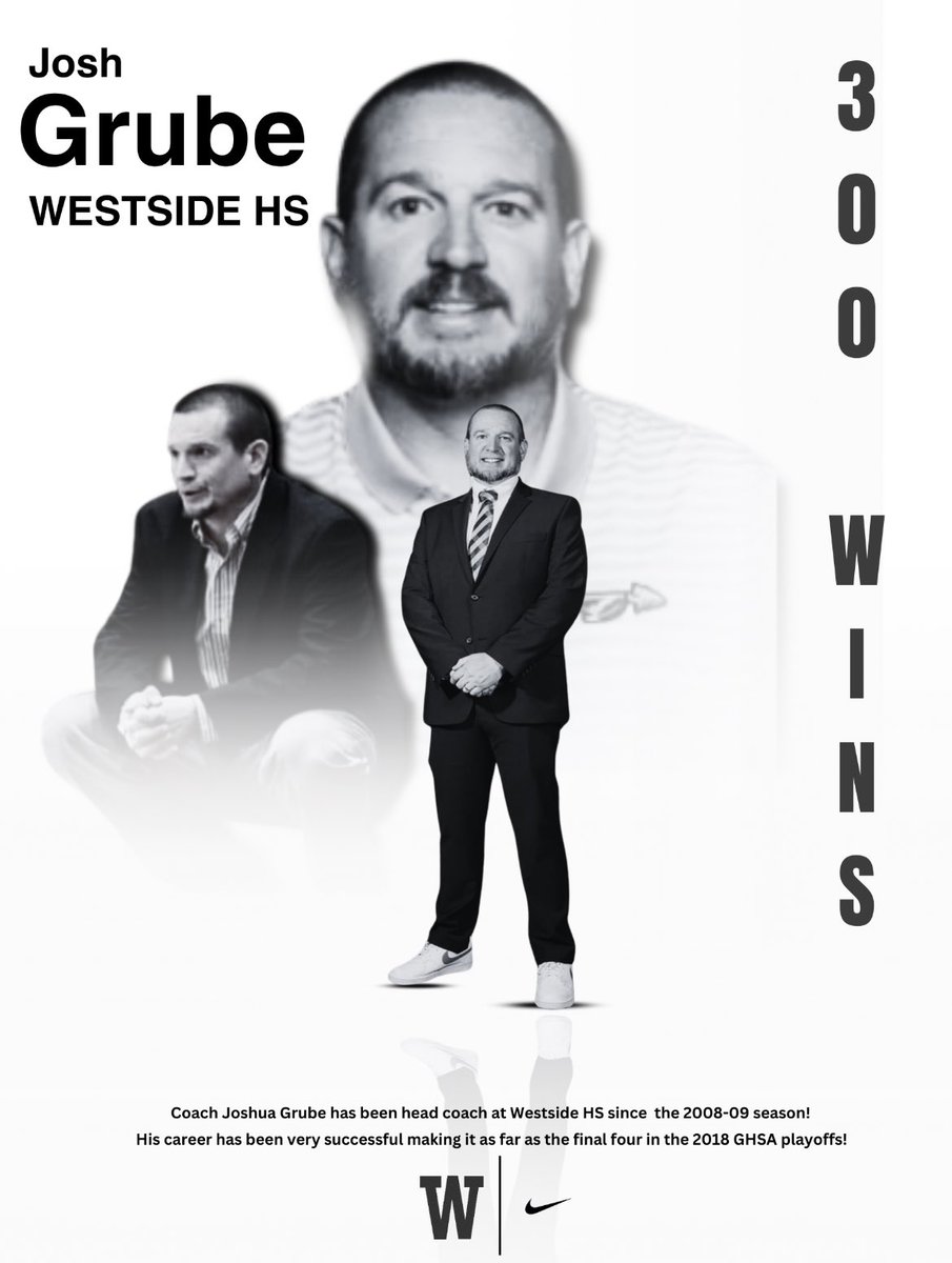 Westside Seminoles Hoops (@westside_hoops) on Twitter photo Congratulations to Coach Grube on reaching 300 career wins tonight at Jackson!!! All 300 wins have come at Westside.
<a href="/BibbAthletics/">Bibb Athletics</a>
<a href="/WSide_Athletics/">WestsideHSAthletics</a>
<a href="/KyleSandy355/">Kyle Sandy</a>
<a href="/HypesouthMedia/">Hypesouth Media & Athletics</a>
<a href="/TheWelchyReport/">Welchy Report</a>
<a href="/swish_scout/">SWISH SCOUTING</a> Congratulations to Coach Grube on reaching 300 career wins tonight at Jackson!!! All 300 wins have come at Westside.
<a href="/BibbAthletics/">Bibb Athletics</a>
<a href="/WSide_Athletics/">WestsideHSAthletics</a>
<a href="/KyleSandy355/">Kyle Sandy</a>
<a href="/HypesouthMedia/">Hypesouth Media & Athletics</a>
<a href="/TheWelchyReport/">Welchy Report</a>
<a href="/swish_scout/">SWISH SCOUTING</a>