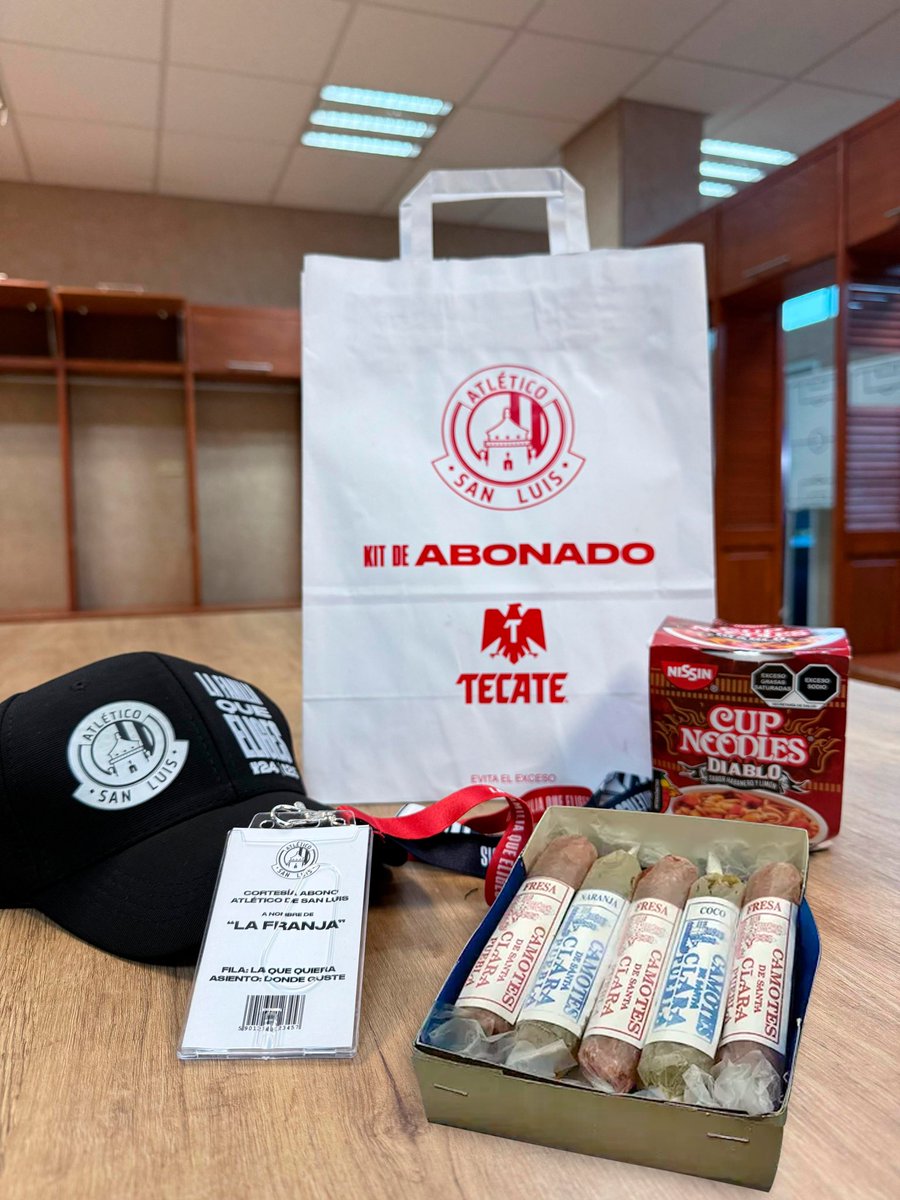 AtletideSanLuis's tweet photo. ¡Les dejamos un regalito en el vestidor, @ClubPueblaMX! 🎁🎫

Nos vemos pronto en nuestra casa, el coloso de Valle Dorado. ☺️

🎟️ https://t.co/5sEvGlSHef

#ConAlmaPotosina https://t.co/O2uC9vDfCg
