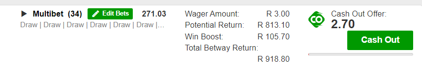 IThidiela's tweet image. I just placed a bet with Betway. Tap here to copy my bet or search for this booking code in the Multi Bet betslip X8BB378DB betway.co.za/bookabet/X8BB3… 

10 min draw🔥🔥🔥