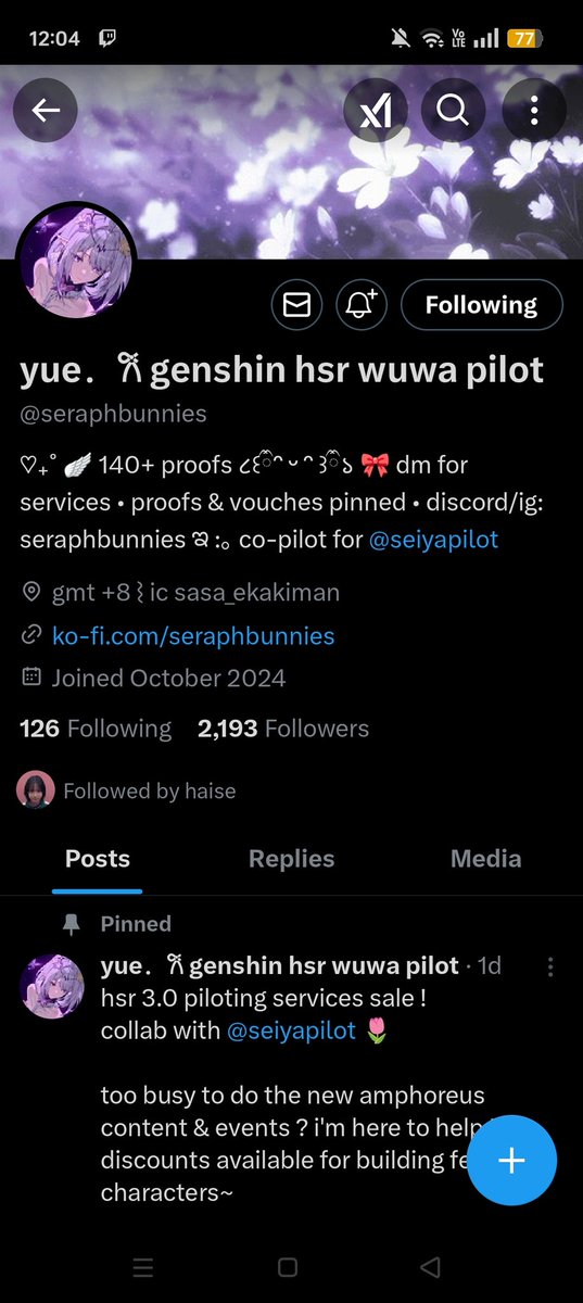 iishiero's tweet photo. @yunjinzone @seraphbunnies done! ty for the giveaway! https://t.co/UECtwoewwj