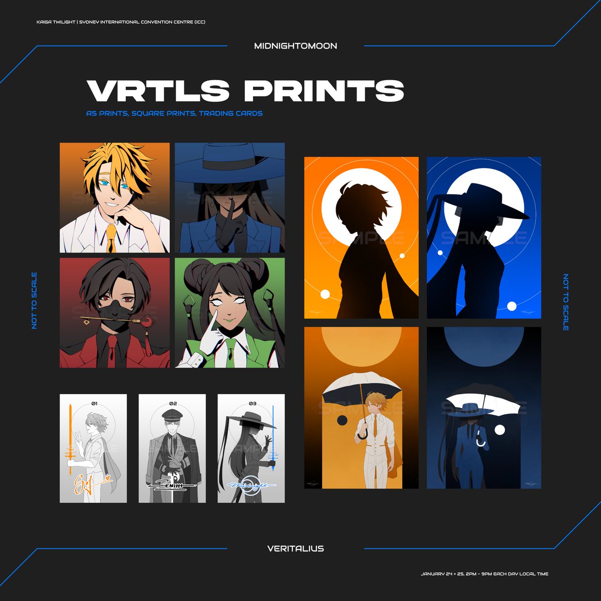 Veritalius Catalogue, January 2025. 

First stopover will be <a href="/KaigaConvention/">⭐ 𝙆𝙖𝙞𝙜𝙖 𝘾𝙤𝙣𝙫𝙚𝙣𝙩𝙞𝙤𝙣 ⭐</a> Sydney, Table K38.

Details in Local Time: January 24 + 25, 2pm - 9pm each day, Sydney ICC Hall 1.