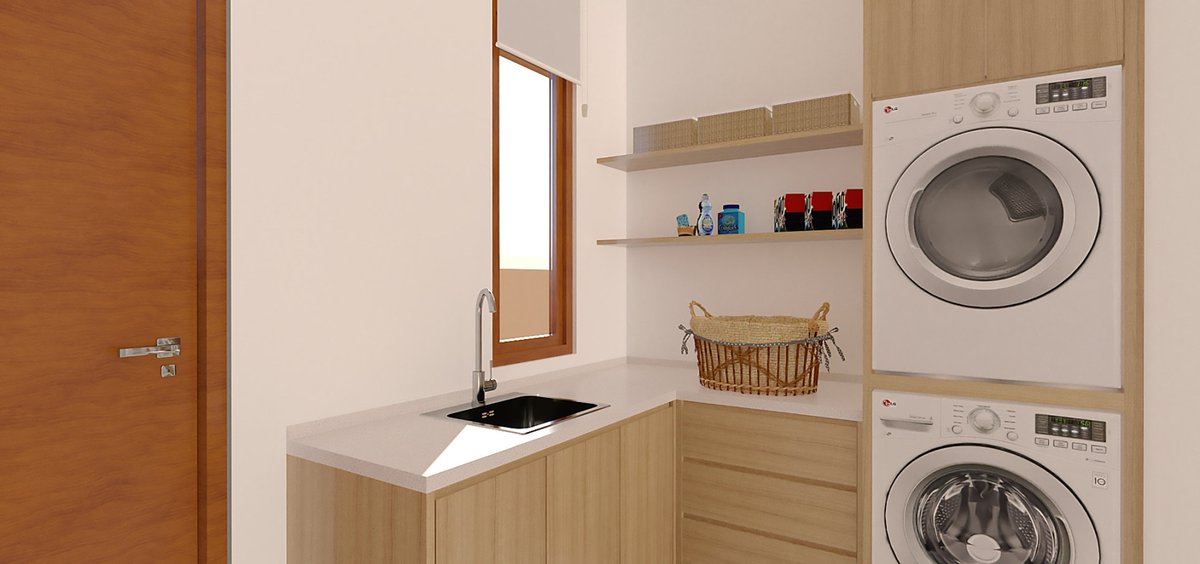 alanmanov's tweet photo. Laundry area, Surau &amp; Masterbedroom #interiordesign 

🪡3/4 https://t.co/gsKesCOLTI