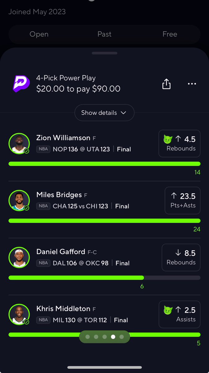 Another day another win <a href="/PrizePicks/">PrizePicks</a> <a href="/NBA/">NBA</a> #Sleeper #UnderdogFantasy