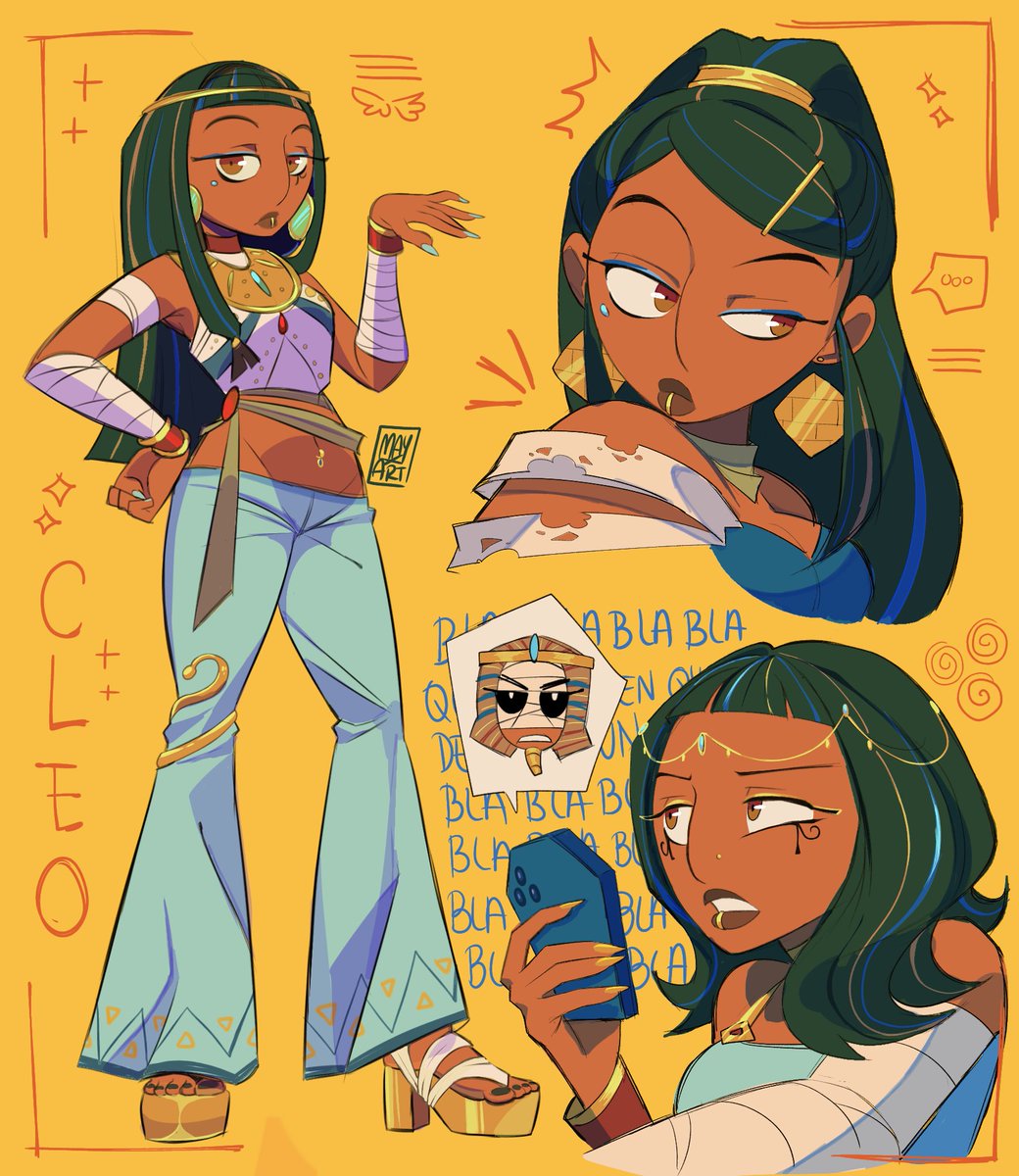 Cleo 
#MonsterHigh #fanart #characterdesign