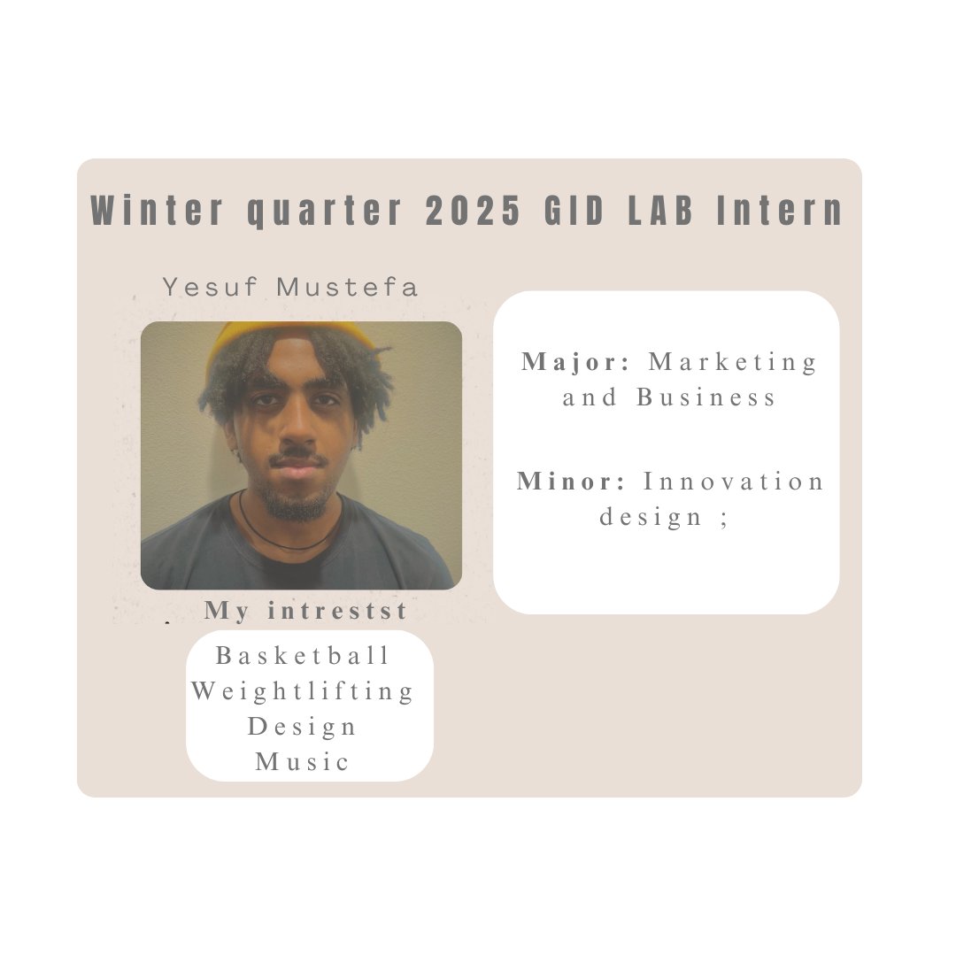 Meet our Winter 2025 Interns! 🎉

We're excited to welcome:
✨ Cathy – Major: Writing Studies, Minor: Innovation &amp; Design
✨ Hugo – Major: Urban Design
✨ Yesuf – Major: Marketing &amp; Business, Minor: Innovation &amp; Design

Stay tuned for their amazing work!