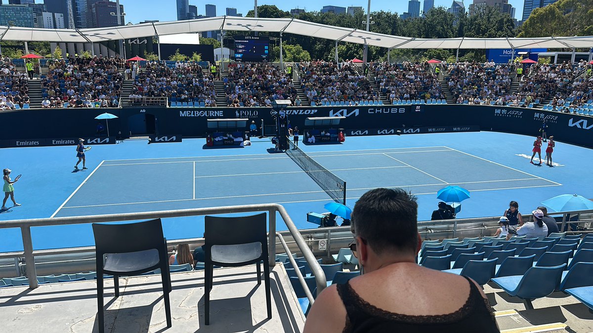 rafaelpezzo's tweet image. Posicionados na 1573 Arena pra ver Bia Haddad Maia no Australian Open! #VaiCorinthians #AustralianOpenNaEspn #AusOpen