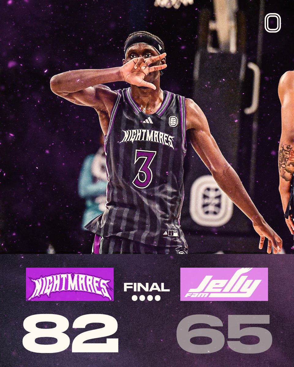 Overtime Elite (@overtimeelite) on Twitter photo Nightmares over Jellyfam 💥 <a href="/PrimeVideo/">Prime Video</a>
Eli Ellis 32 PTS l 5 REB l 5 AST l 3 STL
Abu Yarmah 23 PTS l 8 REB
Kohl Rosario 16 PTS l 3 STL
Isaac Ellis 7 PTS l 12 REB l 9 AST
Mel Mel Thomas 16 PTS l 5 AST
Yandel German 14 PTS
Jordan Skyers 8 PTS l 12 REB l 6 AST Nightmares over Jellyfam 💥 <a href="/PrimeVideo/">Prime Video</a>
Eli Ellis 32 PTS l 5 REB l 5 AST l 3 STL
Abu Yarmah 23 PTS l 8 REB
Kohl Rosario 16 PTS l 3 STL
Isaac Ellis 7 PTS l 12 REB l 9 AST
Mel Mel Thomas 16 PTS l 5 AST
Yandel German 14 PTS
Jordan Skyers 8 PTS l 12 REB l 6 AST