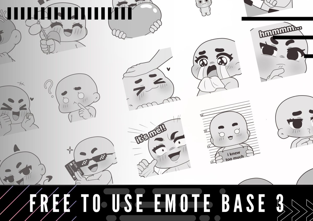 ZeitaaArt's tweet photo. Having fun with this another emotes base. Again, It's a free to use base, so you can edit it to anything you'd like :).

👁️https://t.co/QLCmsGD7hG👁️

#emoteartists #emotebase https://t.co/CAAwfTFOSA
