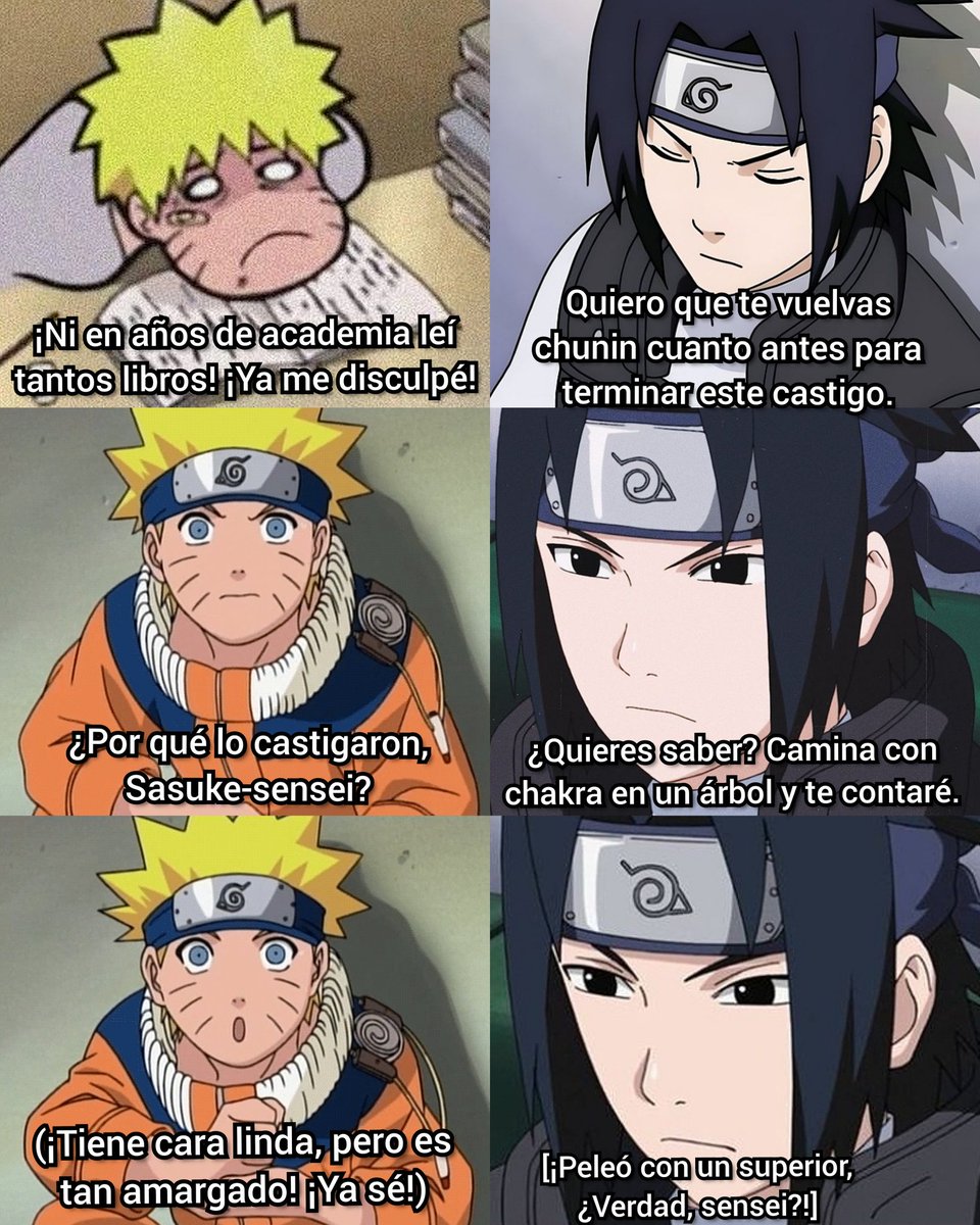 LuzkiraR19900's tweet photo. No está tan alejado de la realidad.

#Narusasu #sasukesensei https://t.co/7ikY8ZomSi