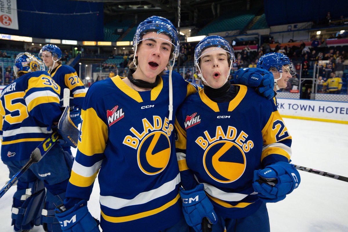 BladesHockey's tweet image. Goodnight, #BladeCity 🔋