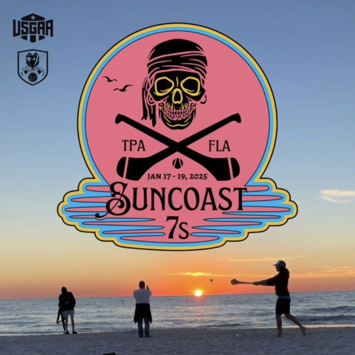 The 2025 Suncoast 7’s Tournament is off to a great start with Tampa Bay GAA’s traditional sunset beach poc around!

A record 17 teams will be competing in the first hurling and camogie tournament of 2025. Matches begin tomorrow from 8 AM to 6 PM.

instagram.com/p/DE9BKTyRkCy/…