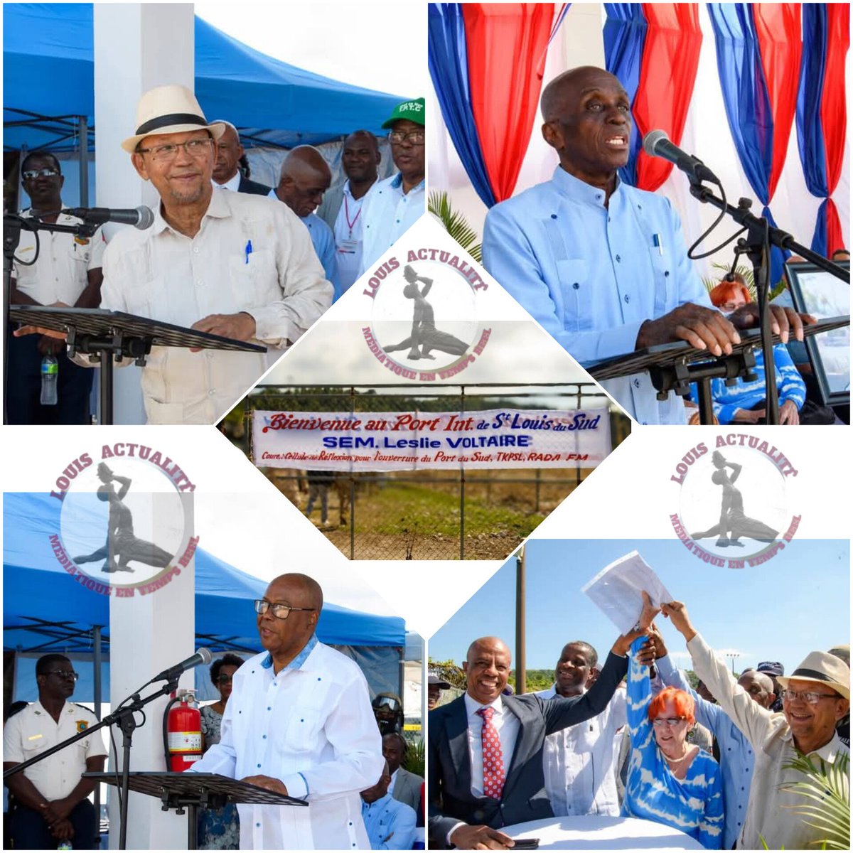 Port de la Commune Saint Louis du Sud a été Inauguré ce vendredi 17 janvier 2025 par le président du CPT #Leslie Voltaire.