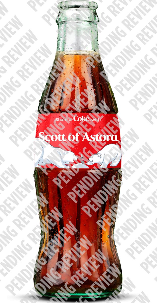 The Chonky Toad (be back soon) (@chonkytoad) on Twitter photo <a href="/ScottofAstora/">Scott of Astora ★ (On Hiatus)</a> Hello Mr Scott !!:D Hope all is well ! I want to sincerely and deeply apologize for not responding to you three years prior and giving you your Coke😔
To make it up to you, l've put your name on a special Coke bottle design !! I'm really sorry once again 😖 <a href="/ScottofAstora/">Scott of Astora ★ (On Hiatus)</a> Hello Mr Scott !!:D Hope all is well ! I want to sincerely and deeply apologize for not responding to you three years prior and giving you your Coke😔
To make it up to you, l've put your name on a special Coke bottle design !! I'm really sorry once again 😖