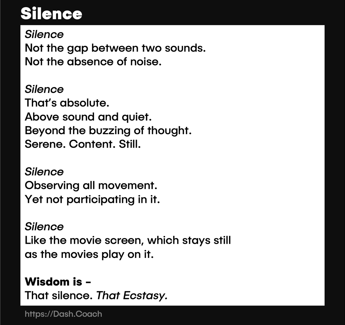 dashposts's tweet photo. Silence
https://t.co/X6zkAtduZZ https://t.co/ArCAmtfs82