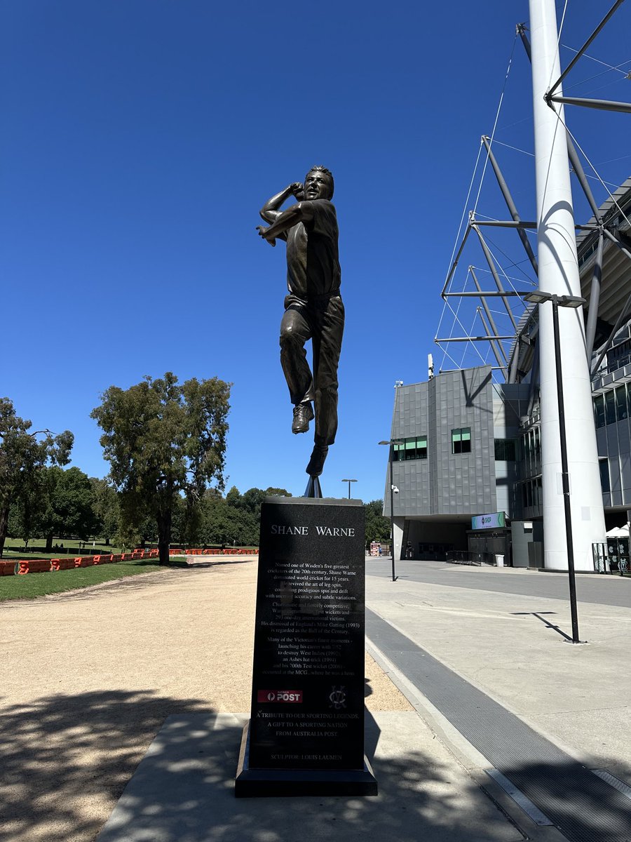 Every time I walk past his statue I think how blessed we were to watch him play .